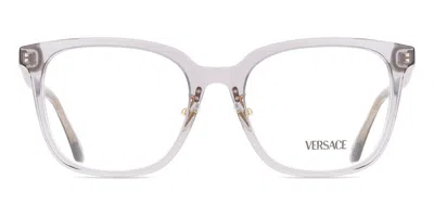 Versace Ve3378d Asian Fit Women's Glasses, Clear, Size 54 In Gray