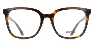 Versace Ve3378d Asian Fit Women's Glasses, Tortoiseshell, Size 54 In Brown