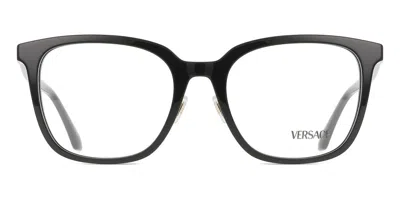 Versace Ve3378d Asian Fit Gb1 Women's Glasses Black Size 54 - Free Lenses - Blue Light Block Available