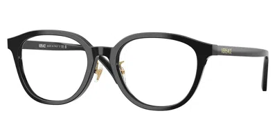 Versace Ve3379d Asian Fit Women's Glasses, Black, Size 53