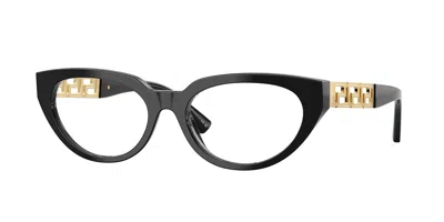 Versace Ve3383f Asian Fit Gb1 Women's Glasses  Size 54 - Free Lenses - Blue Light Block Available In Black