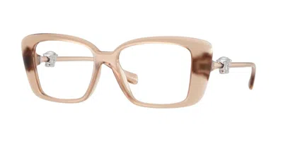 Versace Ve3385u 5538 Occhiali Da Vista Marroni Per Donna (solo Montatura) In Neutral