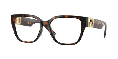 Versace Ve3387u 108 Women's Glasses  Size 52 - Free Lenses - Blue Light Block Available In Brown