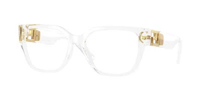Versace Ve3387u 148 Women's Glasses  Size 52 - Free Lenses - Blue Light Block Available In Transparent