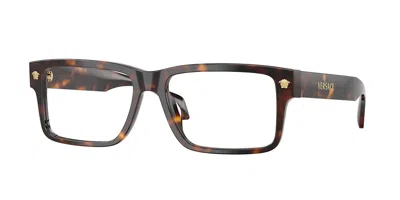 Versace Ve3391u 108 Occhiali Da Vista Per Uomo (solo Montatura) In Brown