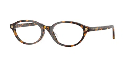 Versace Ve3393d Asian Fit 5514 Women's Glasses  Size 53 - Free Lenses - Blue Light Block Available In Brown