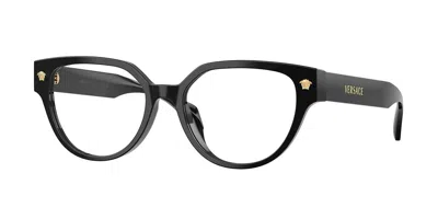 Versace Ve3394d Asian Fit Gb1 Women's Glasses  Size 53 - Free Lenses - Blue Light Block Available In Black