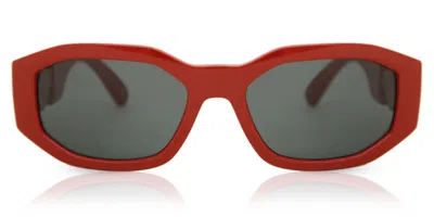 Versace Ve4361 533087 Occhiali Da Sole Rossi Per Uomo In Red