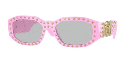 Versace Ve4361 539687 Occhiali Da Sole Rosa Per Uomo In Multi