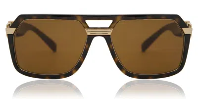 Versace Ve4399 108/73 Occhiali Da Sole Tartarugatishell Per Uomo In Brown