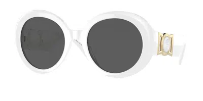 Versace Ve4414 314/87 Women's Sunglasses White Size 55