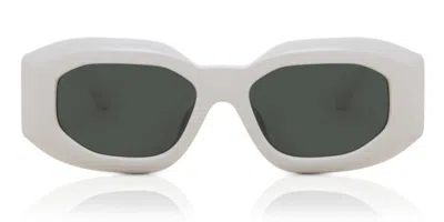 Versace Ve4425u 314/87 Men's Sunglasses White Size 54 In Gray