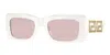 Versace Rectangular-frame Sunglasses In White