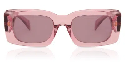 Versace Ve4444u 5355ak Women's Sunglasses Pink Size 54 In Brown