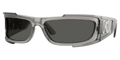 Versace Ve4446 593/87 Men's Sunglasses Grey Size 67 In Gray