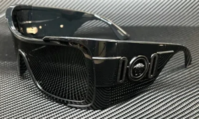 Pre-owned Versace Ve4451 Gb1 87 Black Grey Women's 65 Mm Sunglasses In Gray