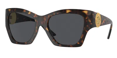Versace Ve4452 108/87 Women's Sunglasses Tortoiseshell Size 55 In Brown