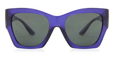 Versace Ve4452 541987 Women's Sunglasses Purple Size 55 In Blue