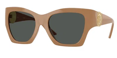 Versace Ve4452 551787 Women's Sunglasses Brown Size 55