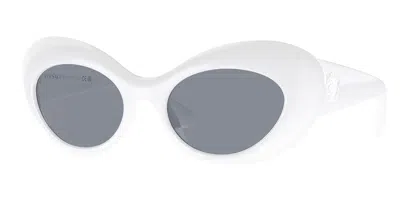 Versace Ve4456u 314/1 Women's Sunglasses White Size 52 In Multi