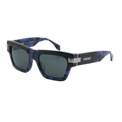 VERSACE VE4464F 545887 HAVANA BLUE/DARK GREY