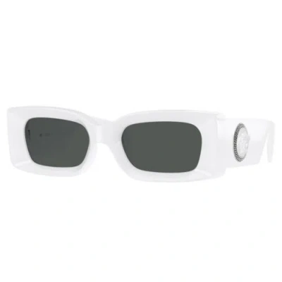 Pre-owned Versace Ve4474u 314/87 White/dark Grey 52-20-140 Sunglasses Authentic In Gray