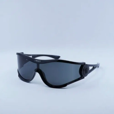 Pre-owned Versace Ve4475 536087 Black/dark Grey 42-142-110 Sunglasses In Gray