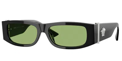 Versace Ve4476u Gb1/2 Men's Sunglasses Black Size 55