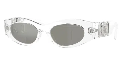 Versace Ve4480u 148/30 Women's Sunglasses Clear Size 51 In Gray