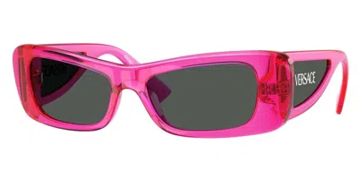 Versace Ve4481 543487 Women's Sunglasses Pink Size 54
