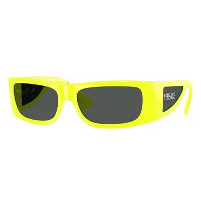 Versace Grey Wrap Men's Sunglasses Ve4482 544987 57 In Yellow