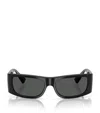Versace Ve4482 Blk Shn Gry In Black