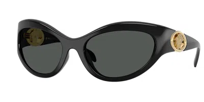 Versace Ve4485 Gb1/87 Women's Sunglasses Black Size 59