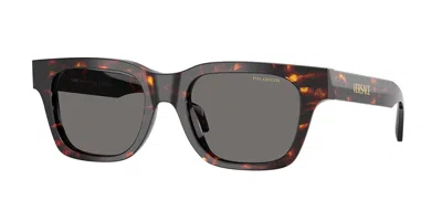 Versace Ve4486 Polarized 550981 Occhiali Da Sole Tartarugatishell Per Uomo In Multi