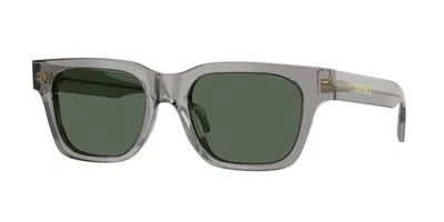 Versace Ve4486f Asian Fit 551071 Men's Sunglasses Grey Size 52 In Gray