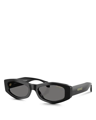 VERSACE VE4487 OVAL SUNGLASSES, 54MM