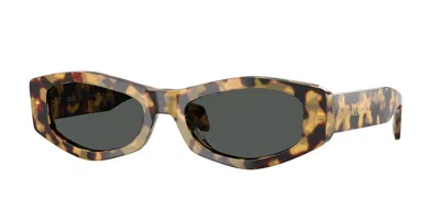 Versace Ve4487f Asian Fit 777/87 Women's Sunglasses Tortoiseshell Size 54 In Brown