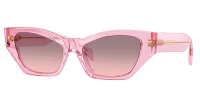 Versace Ve4488u 53705m Women's Sunglasses Pink Size 53