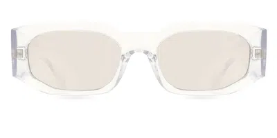 Versace Ve4489u 148/8v Occhiali Da Sole Chiari Per Uomo In White