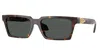 Versace Tortoiseshell Rectangular Sunglasses In Brown