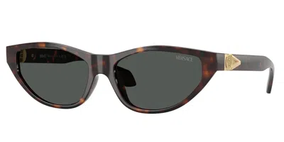 Versace Ve4491u 108/87 Women's Sunglasses Tortoiseshell Size 55 In Brown