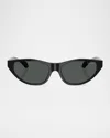 Versace Ve4491u Cat-eye Medusa Sunglasses In Black