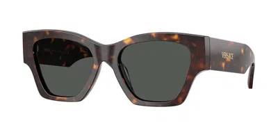 Versace Ve4492u 108/87 Occhiali Da Sole Tartarugatishell Per Donna In Brown