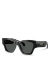 Versace Ve4492u Square Logo-print Sunglasses In Black