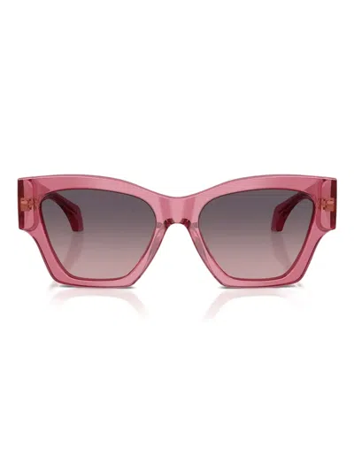 VERSACE ACETATE CAT-EYE SUNGLASSES