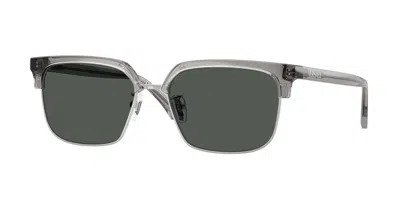 Versace Ve4494d Vestibilità Orientale 593/87 Occhiali Da Sole Argentati Per Uomo In Gray