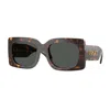 Versace Rectangular-frame Sunglasses In Brown