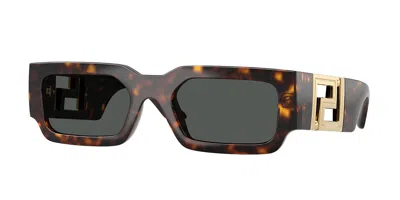 Versace Ve4506u 108/87 Occhiali Da Sole Per Uomo In Brown