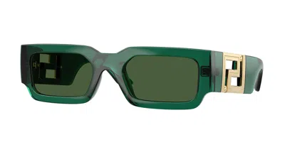 Versace Ve4506u 514471 Occhiali Da Sole Per Uomo In Green