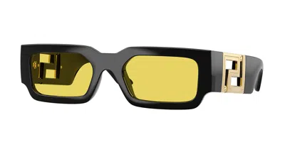 Versace Ve4506u Gb1/85 Occhiali Da Sole Per Uomo In Black